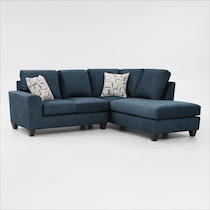 canyon blue sectional   