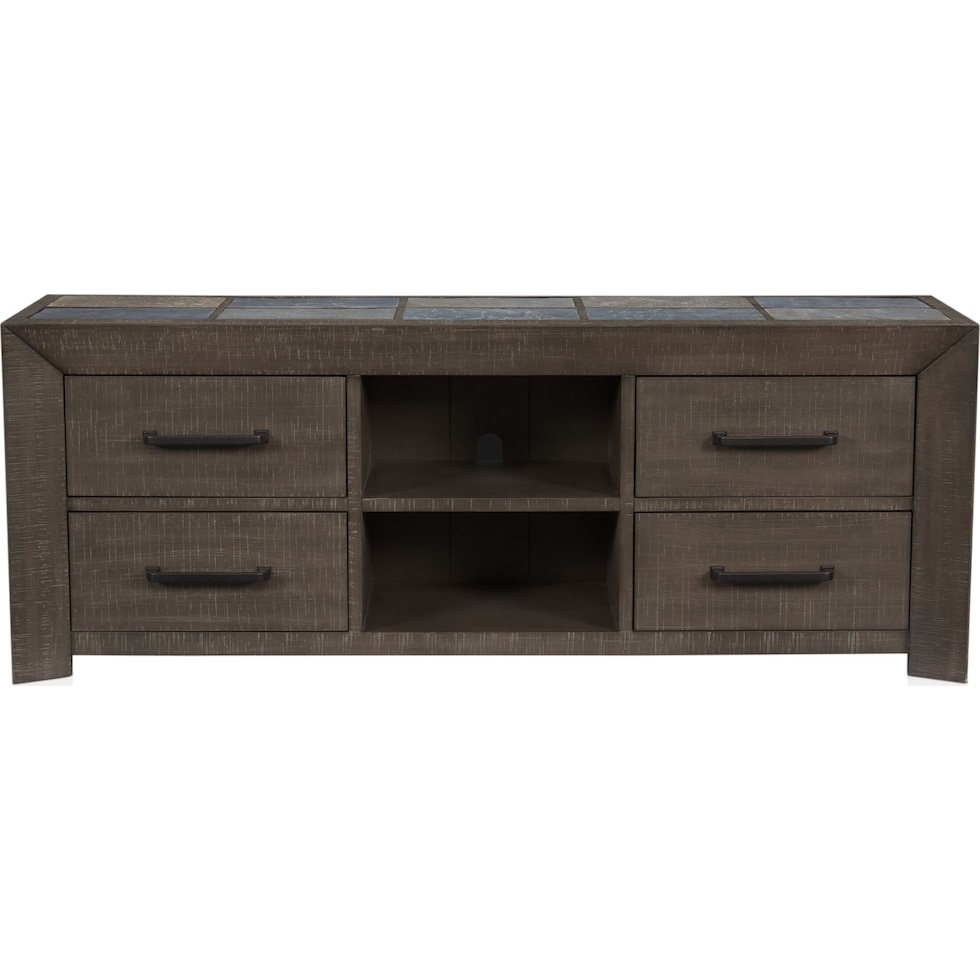 canyon dark brown tv stand   