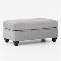 canyon gray ottoman   