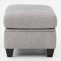 canyon gray ottoman   