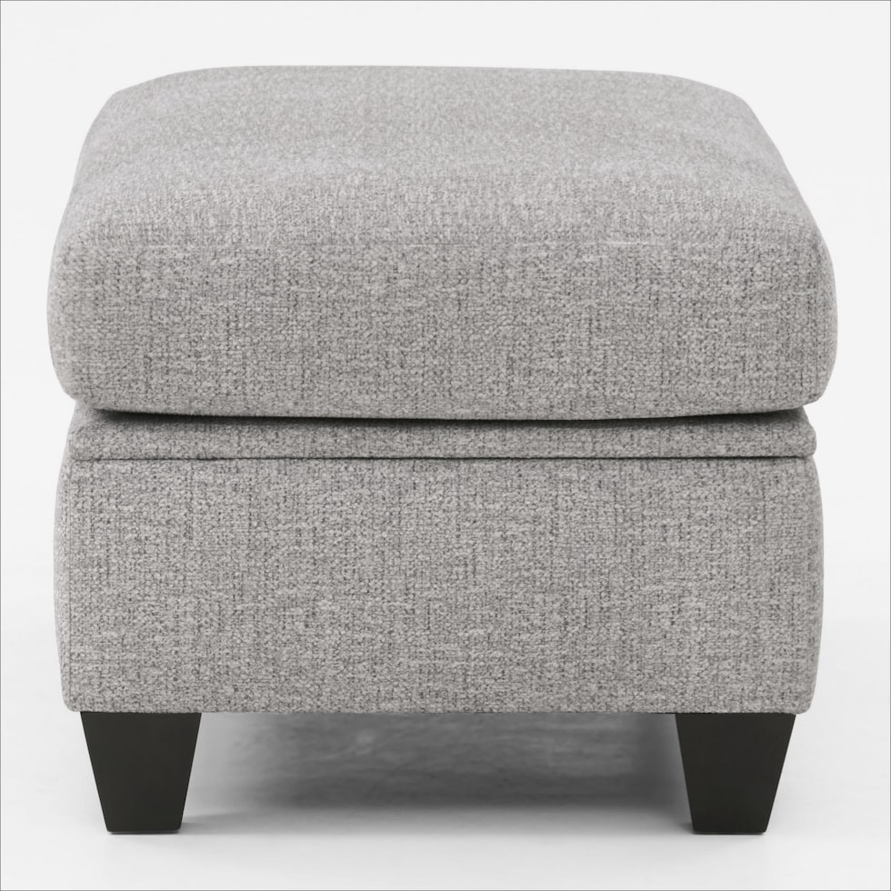 canyon gray ottoman   