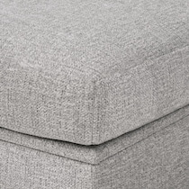 canyon gray ottoman   