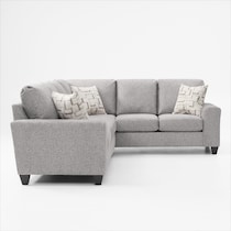canyon gray sectional   