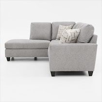 canyon gray sectional   