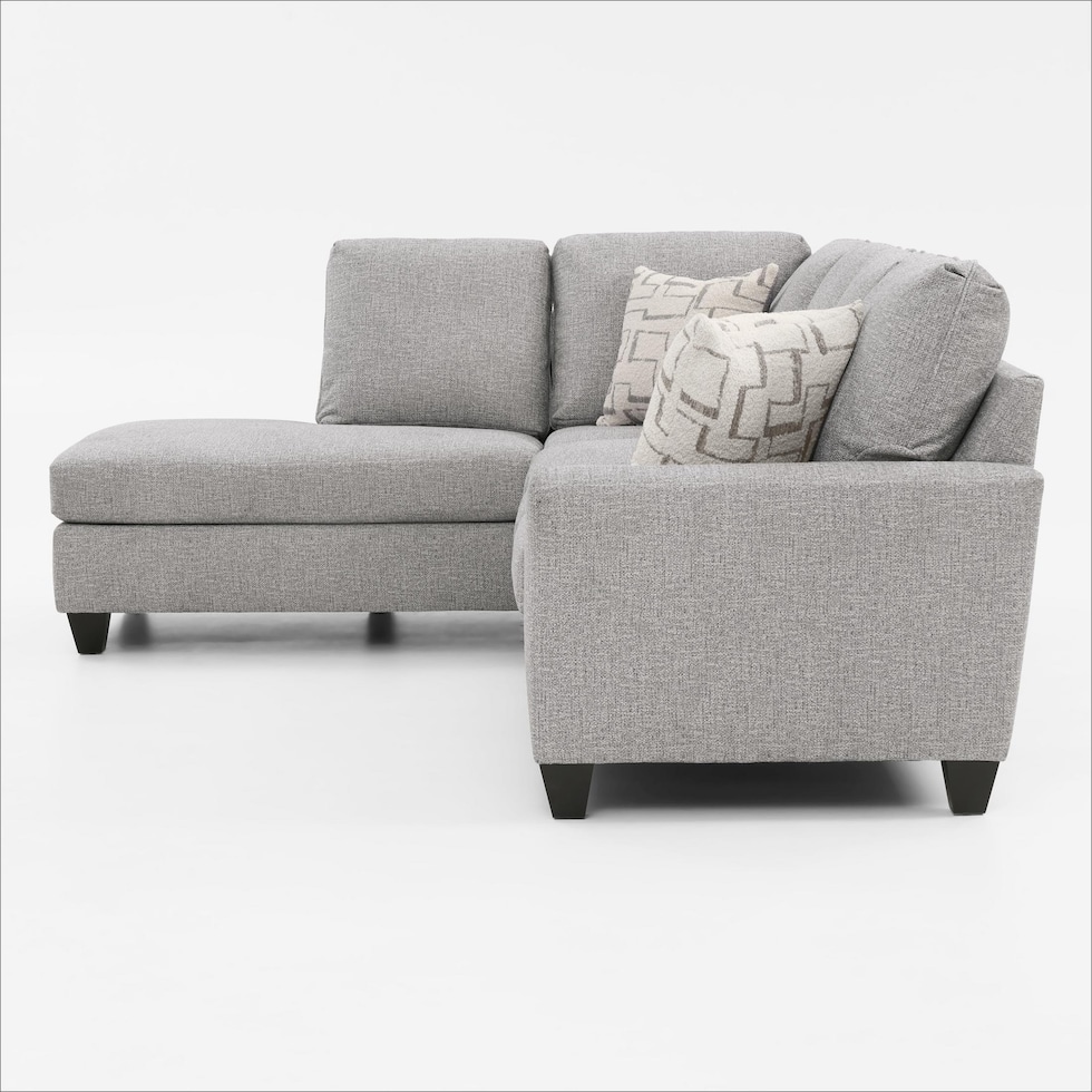 canyon gray sectional   