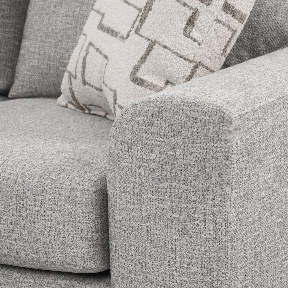 canyon gray sectional   