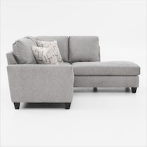 canyon gray sectional   