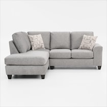 canyon gray sectional   