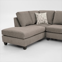 canyon gray sectional   
