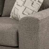 canyon gray sectional   