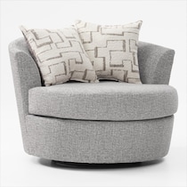 canyon gray swivel chair   