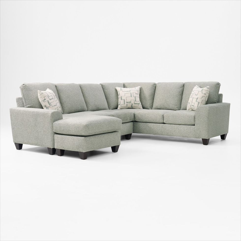 canyon green sectional   