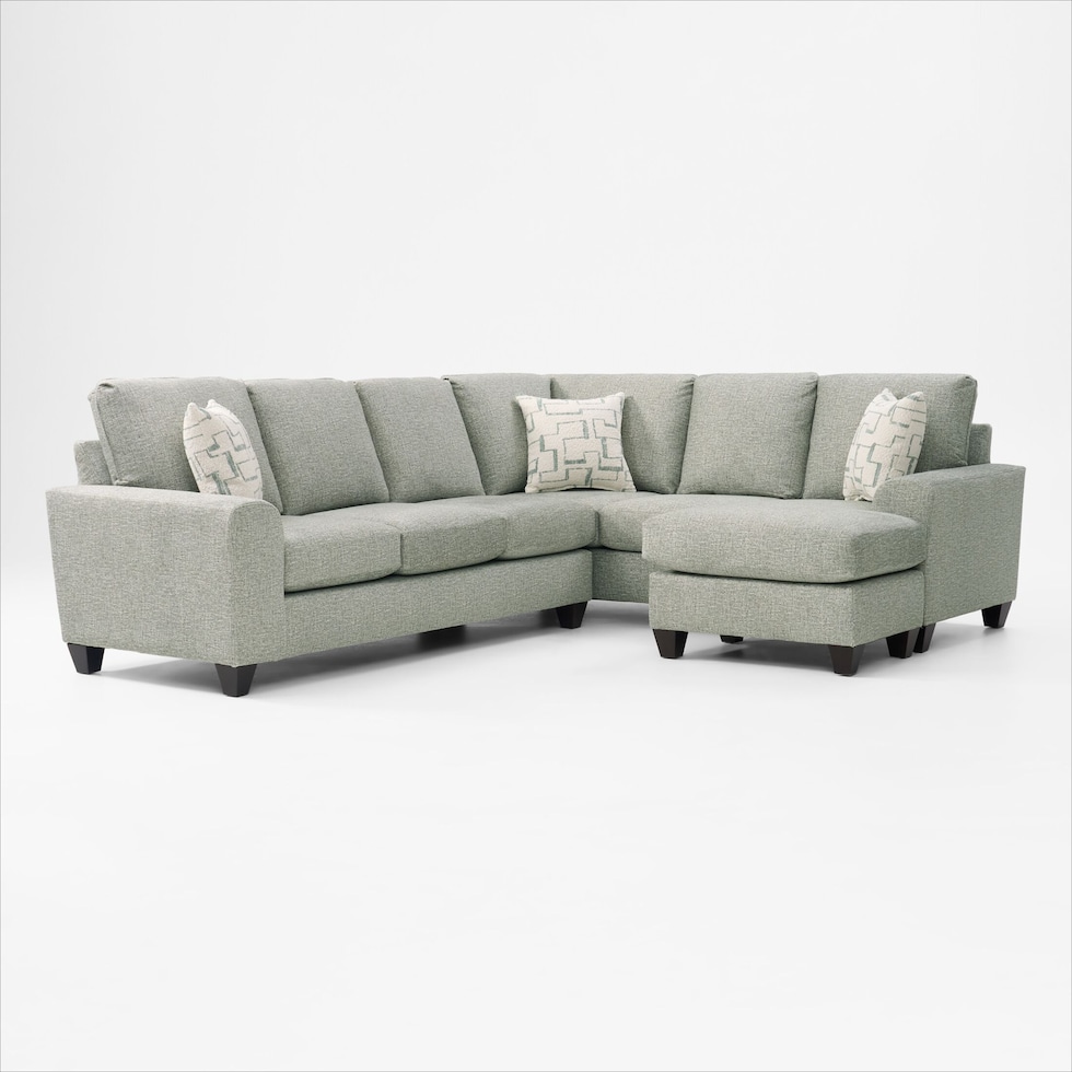 canyon green sectional   