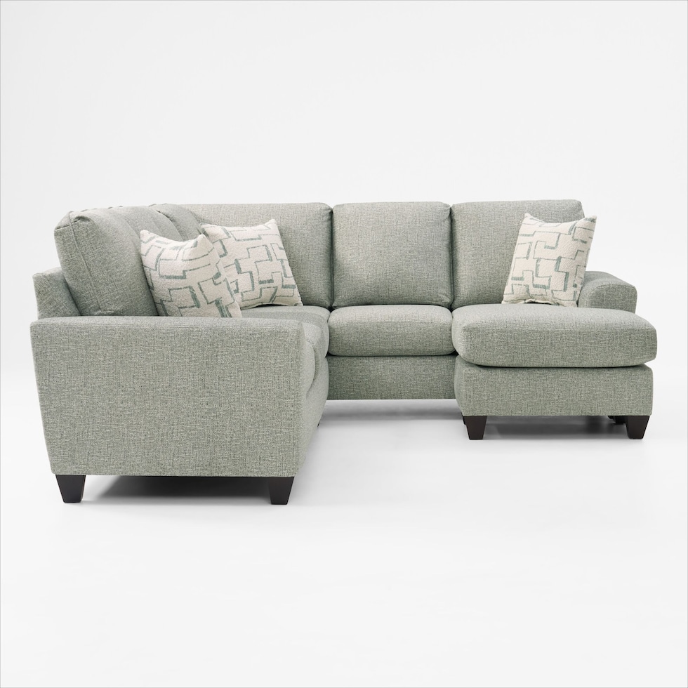 canyon green sectional   