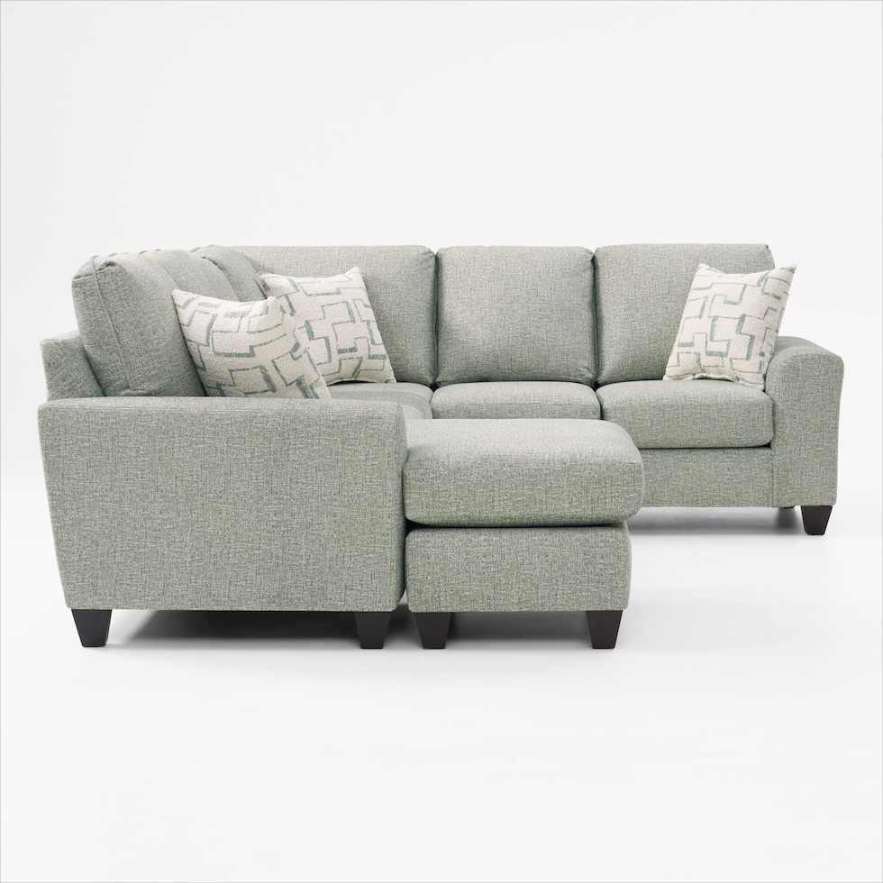 canyon green sectional   