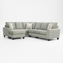 canyon green sectional   