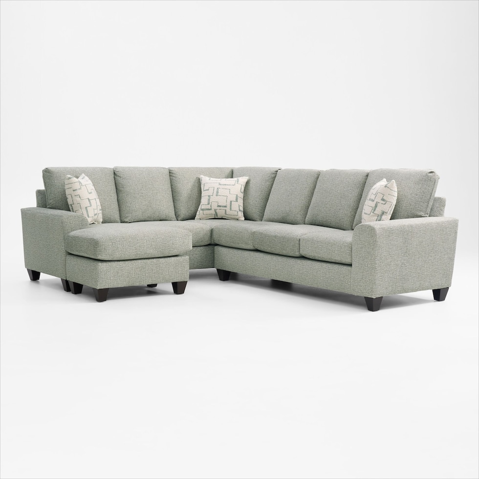 canyon green sectional   