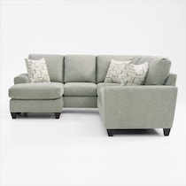canyon green sectional   