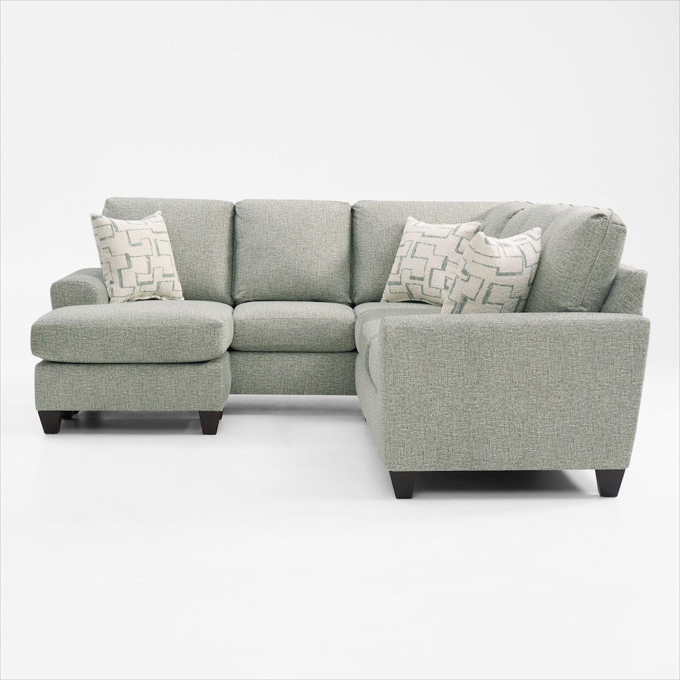 canyon green sectional   