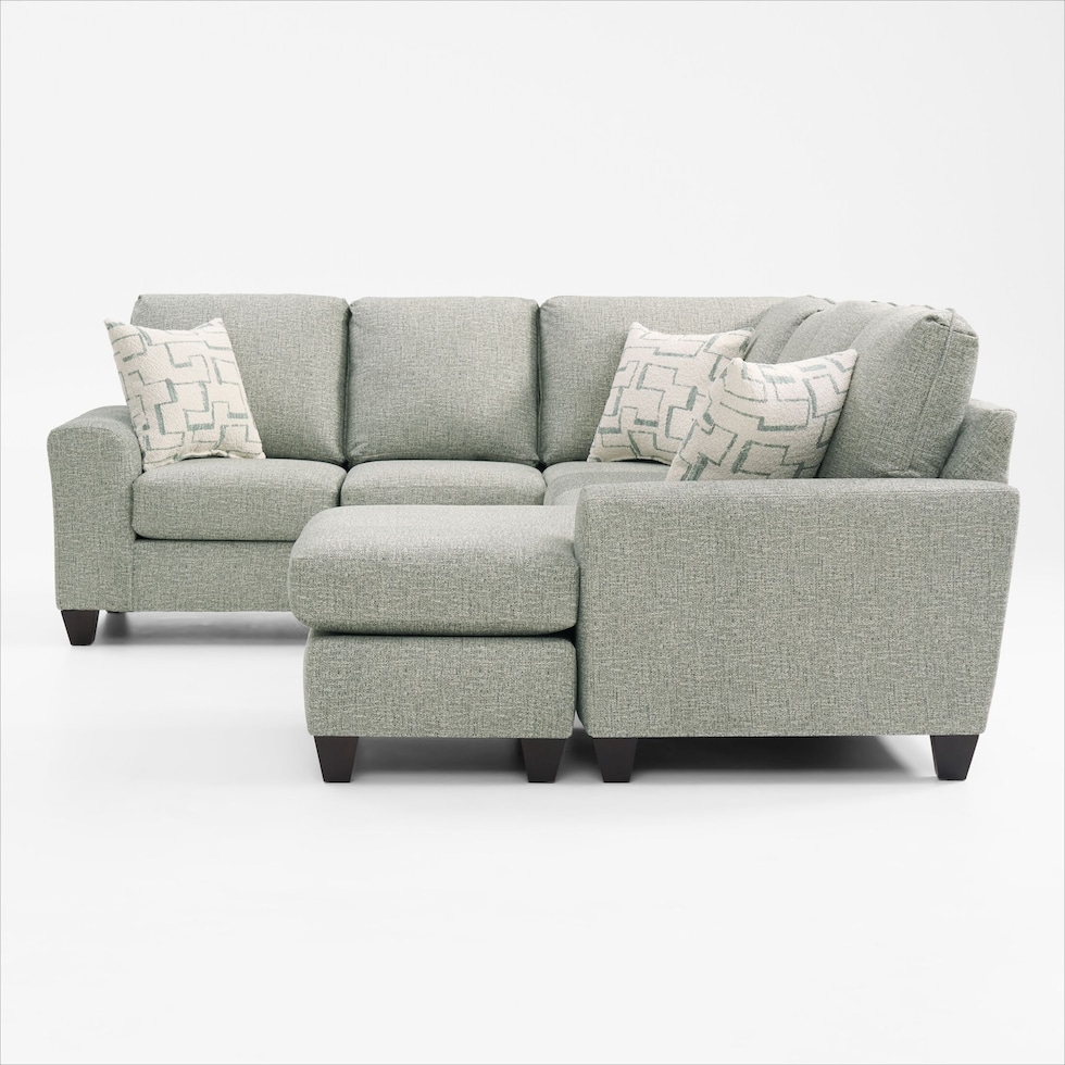 canyon green sectional   