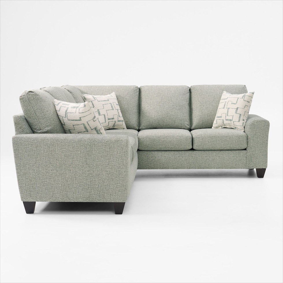 canyon green sectional   