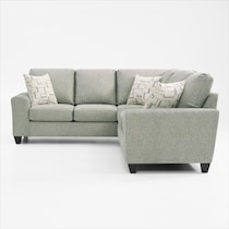 canyon green sectional   