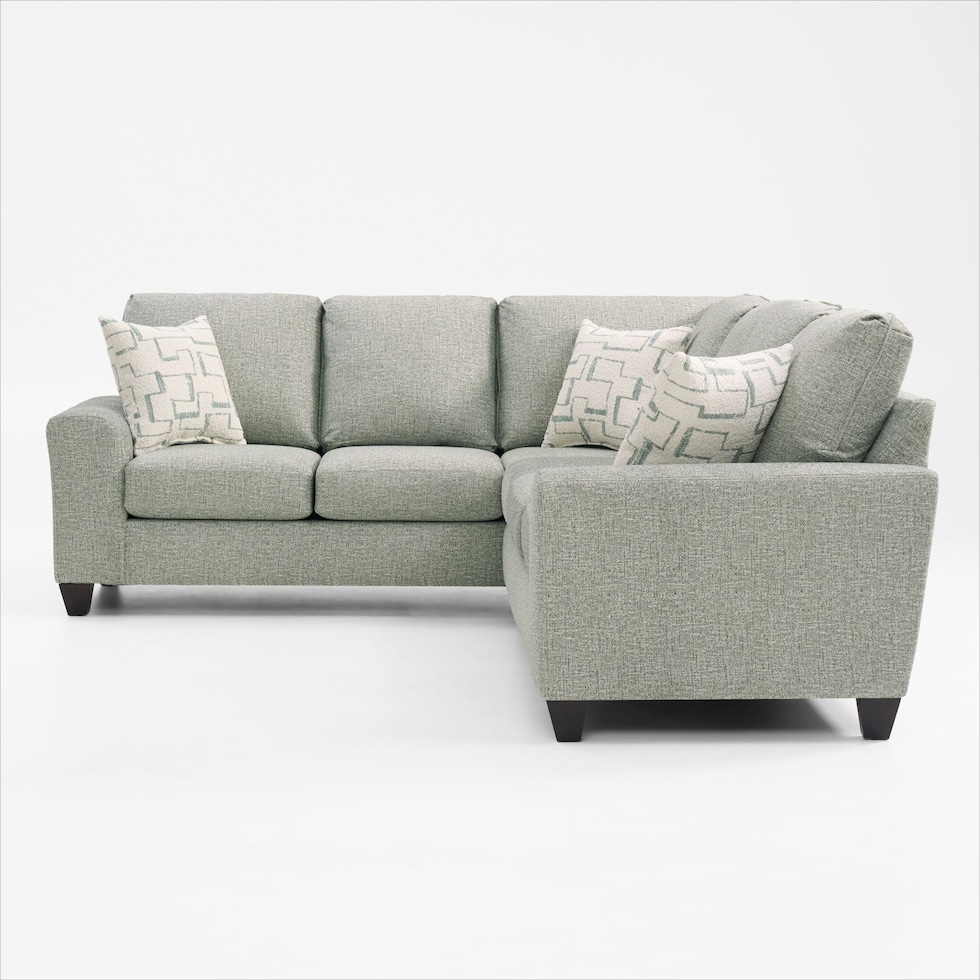 canyon green sectional   