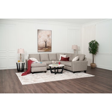 Canyon 2-Piece Sectional with Reversible Chaise