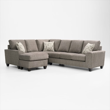 Canyon 2-Piece Sectional with Reversible Chaise