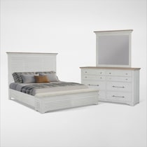 cape may light brown  pc king bedroom   