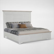 cape may light brown queen bed   