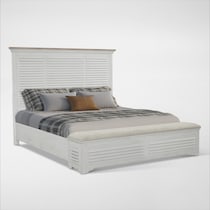 cape may light brown queen bed   