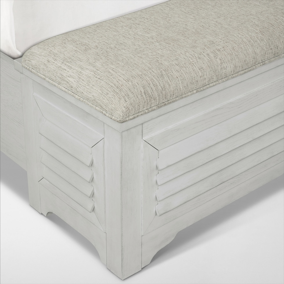 cape may light brown queen bed   