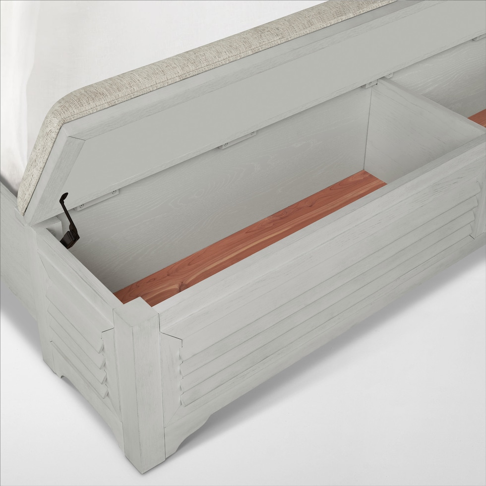 cape may light brown queen bed   