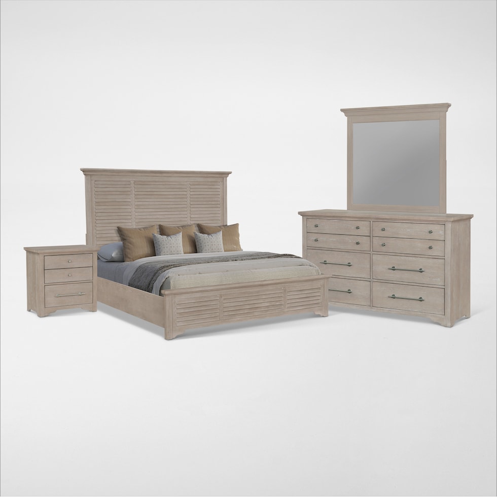 cape may neutral  pc king bedroom   