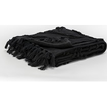 capra black blanket   
