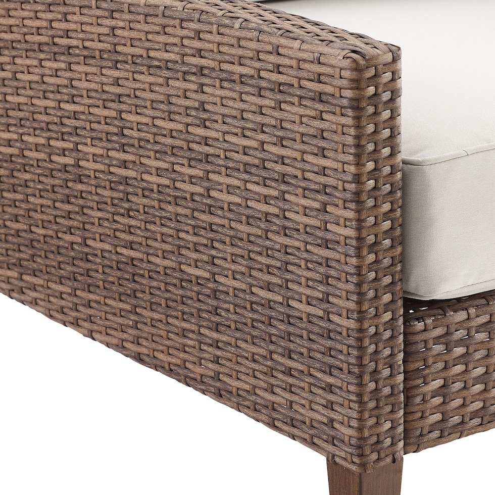 capri dark brown outdoor chair set   