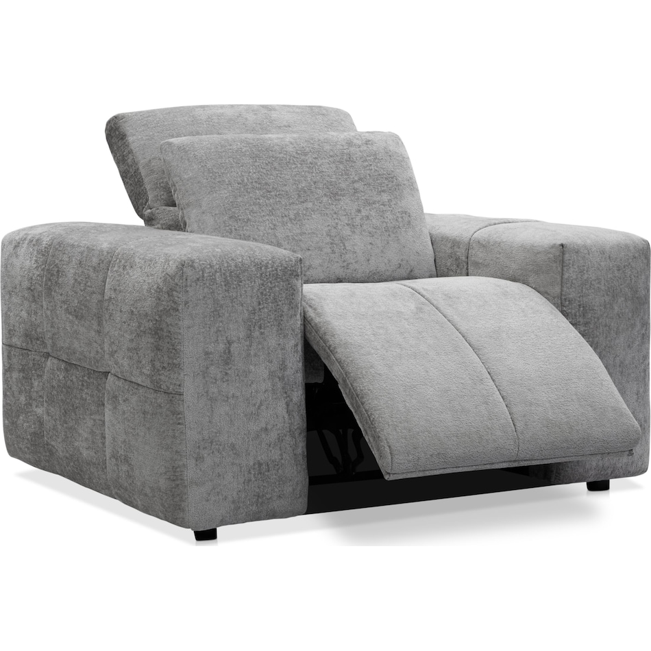 caprice silver power recliner   