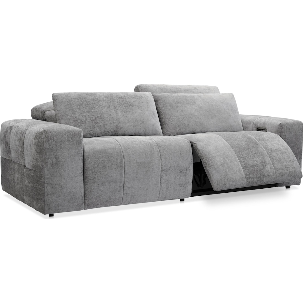 caprice silver sofa   