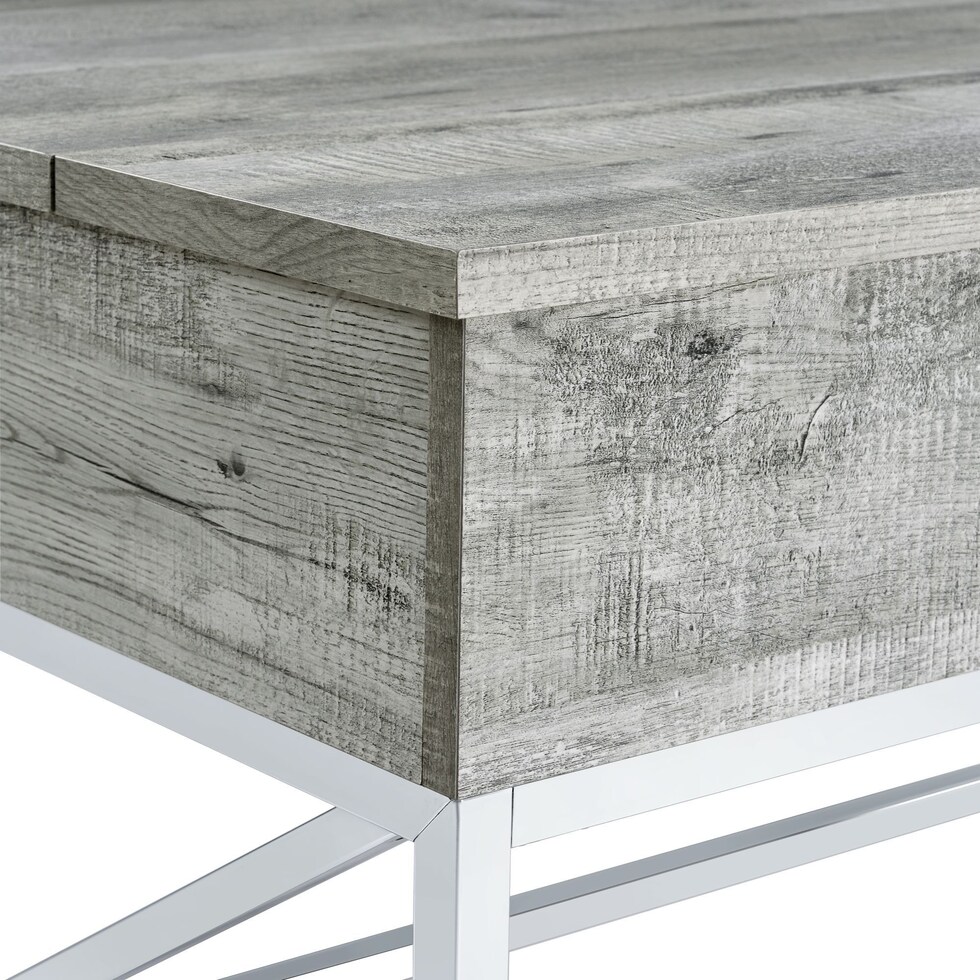 caraway gray end table   