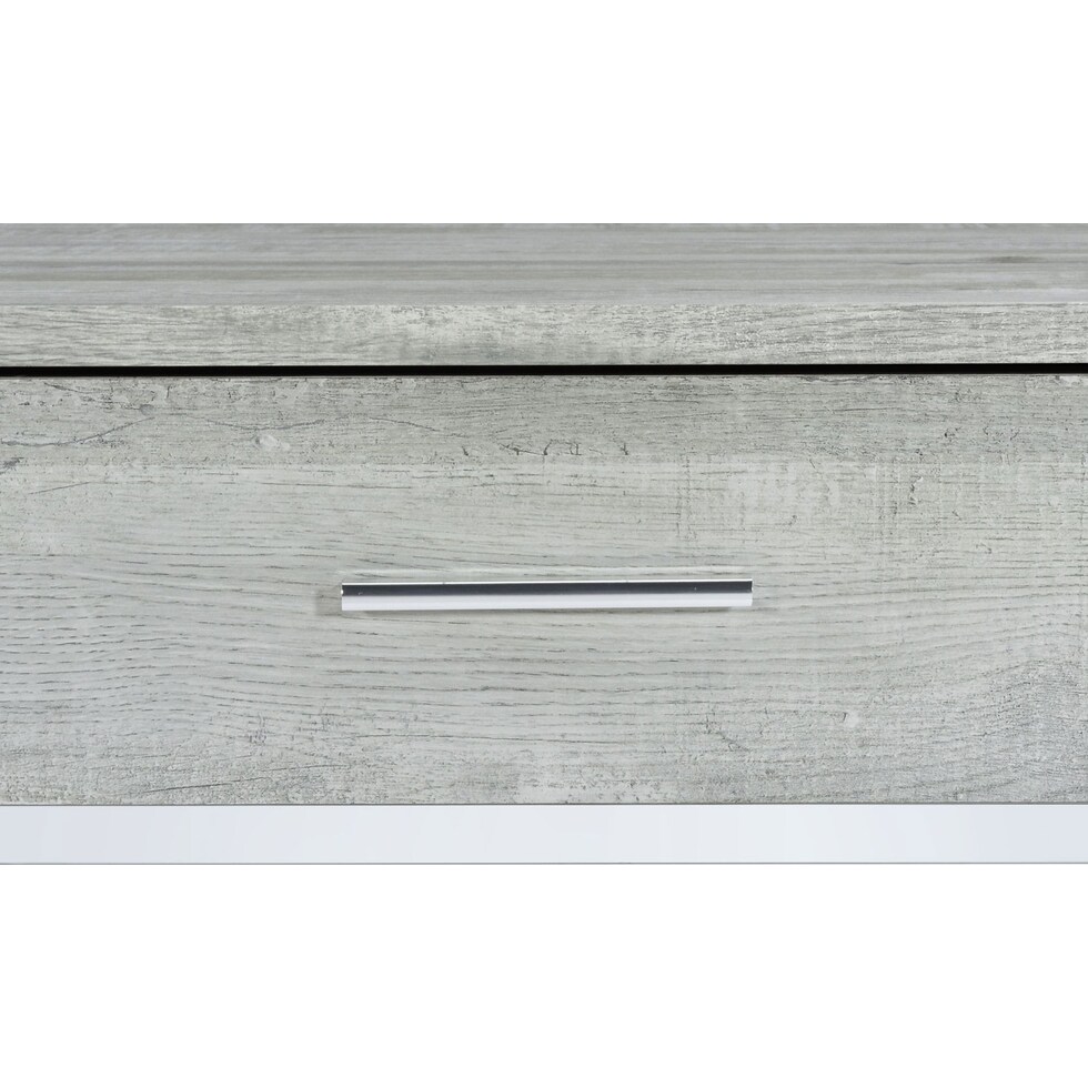 caraway gray end table   