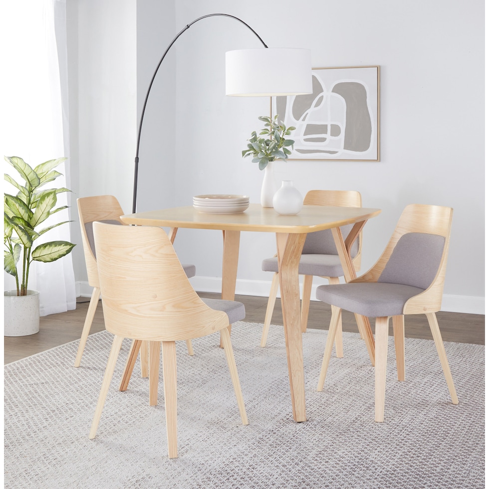 carla gray natural dining chair   