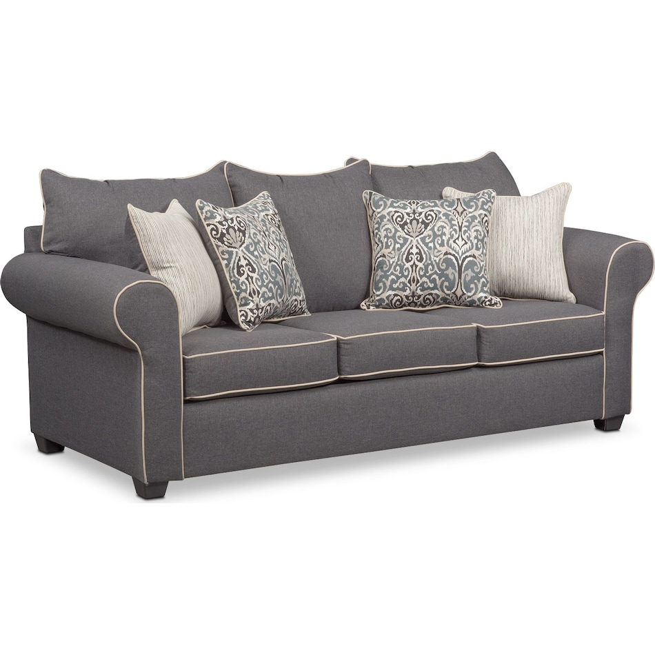 carla gray sofa   