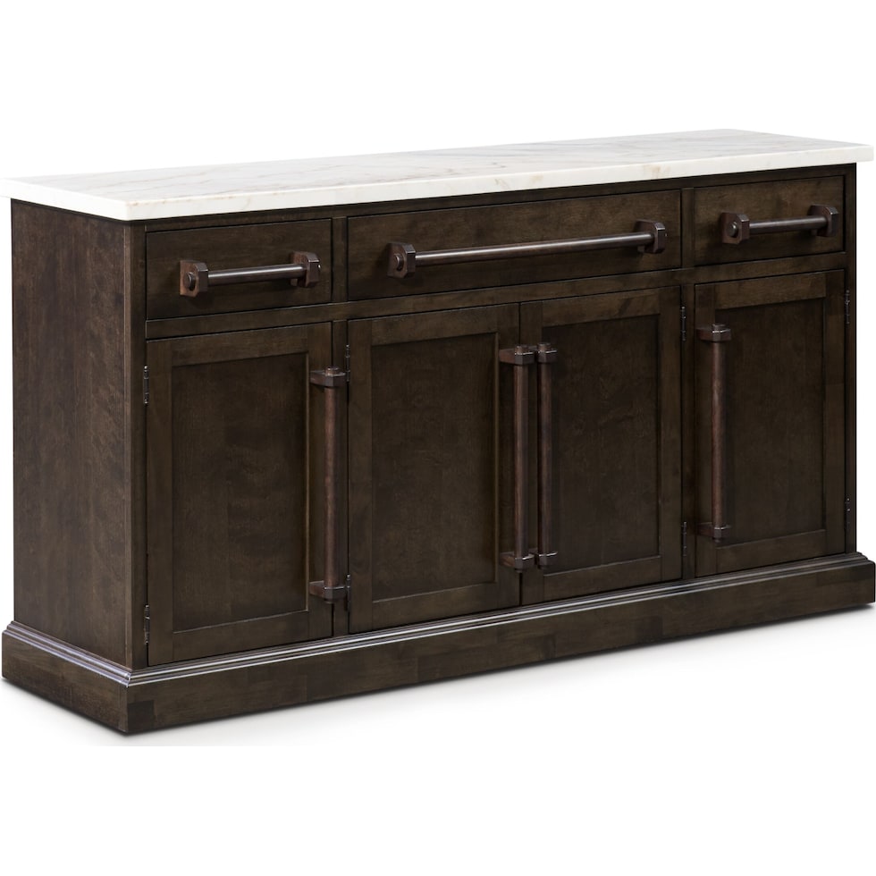 carlisle dark brown buffet   