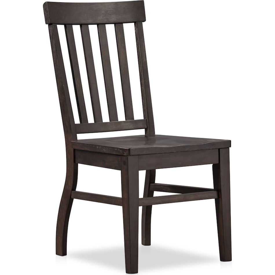 carlisle dark brown dining chair   