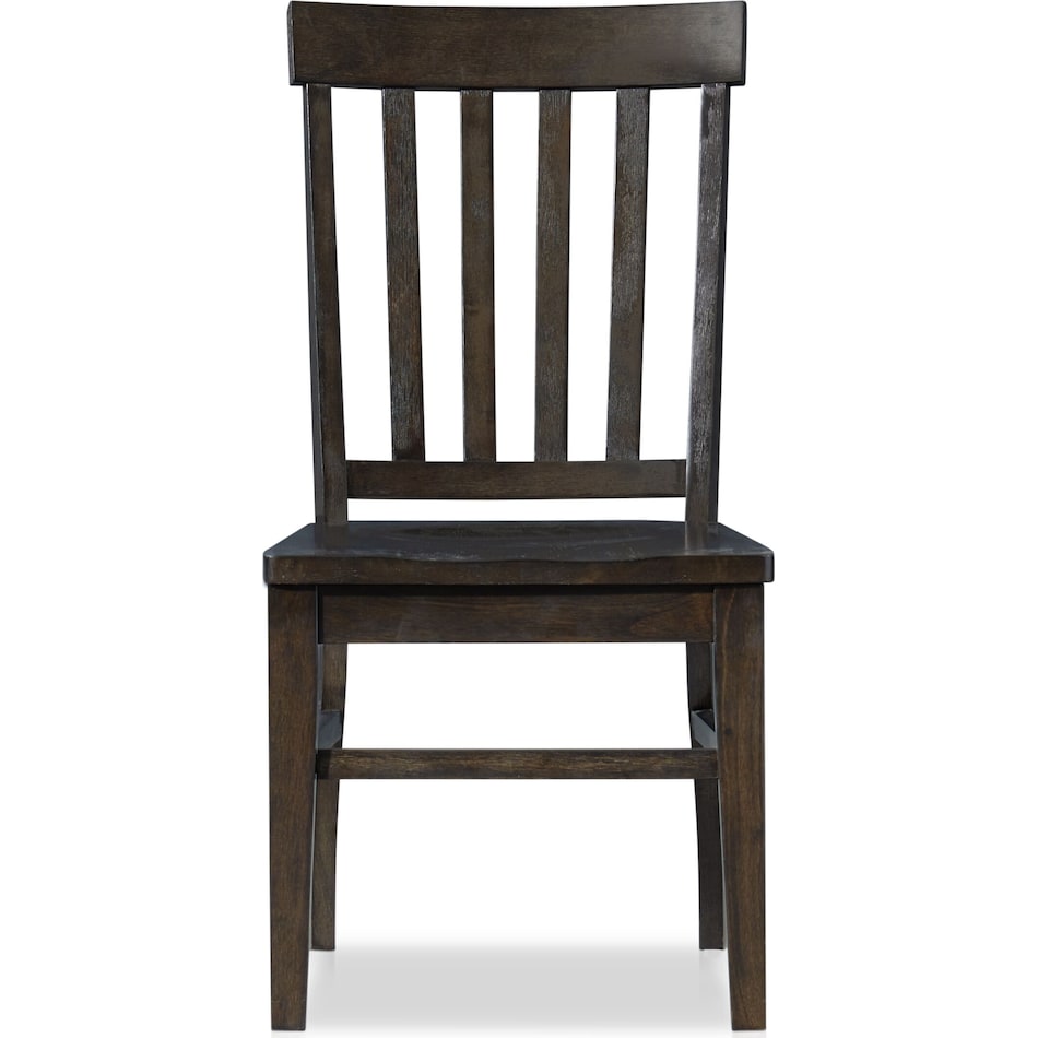 carlisle dark brown dining chair   