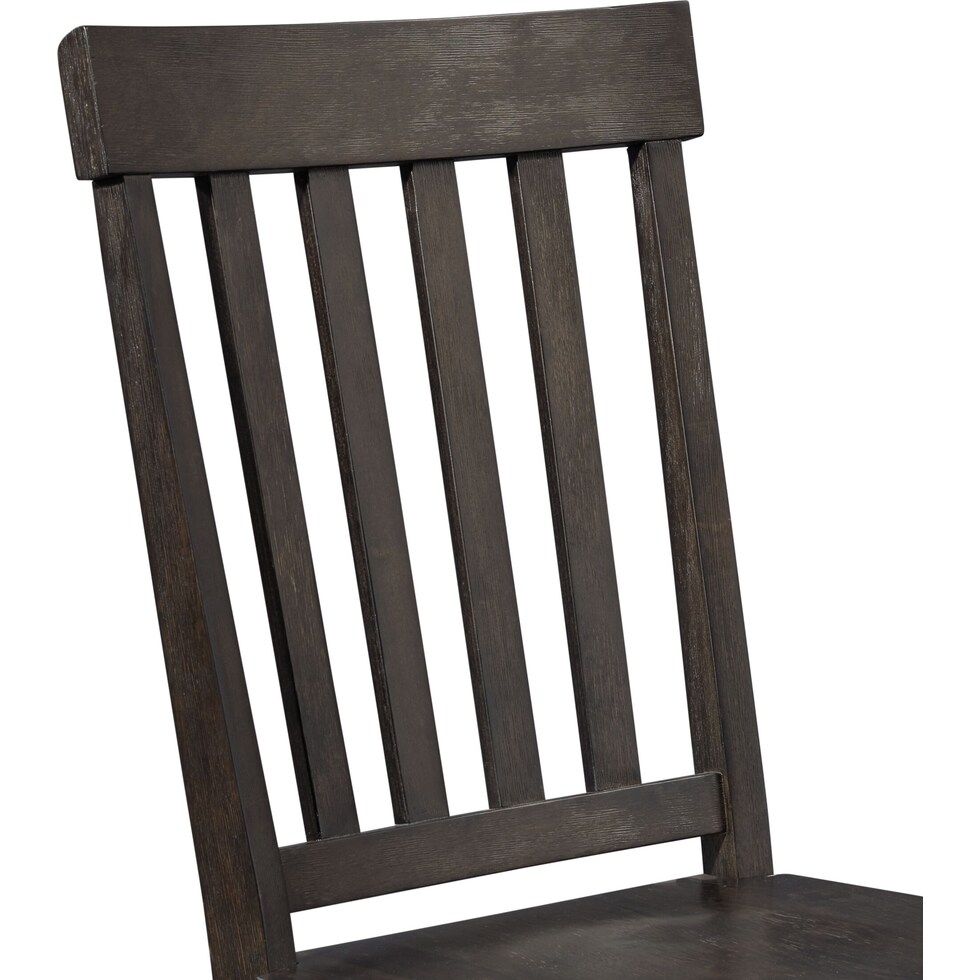 carlisle dark brown dining chair   