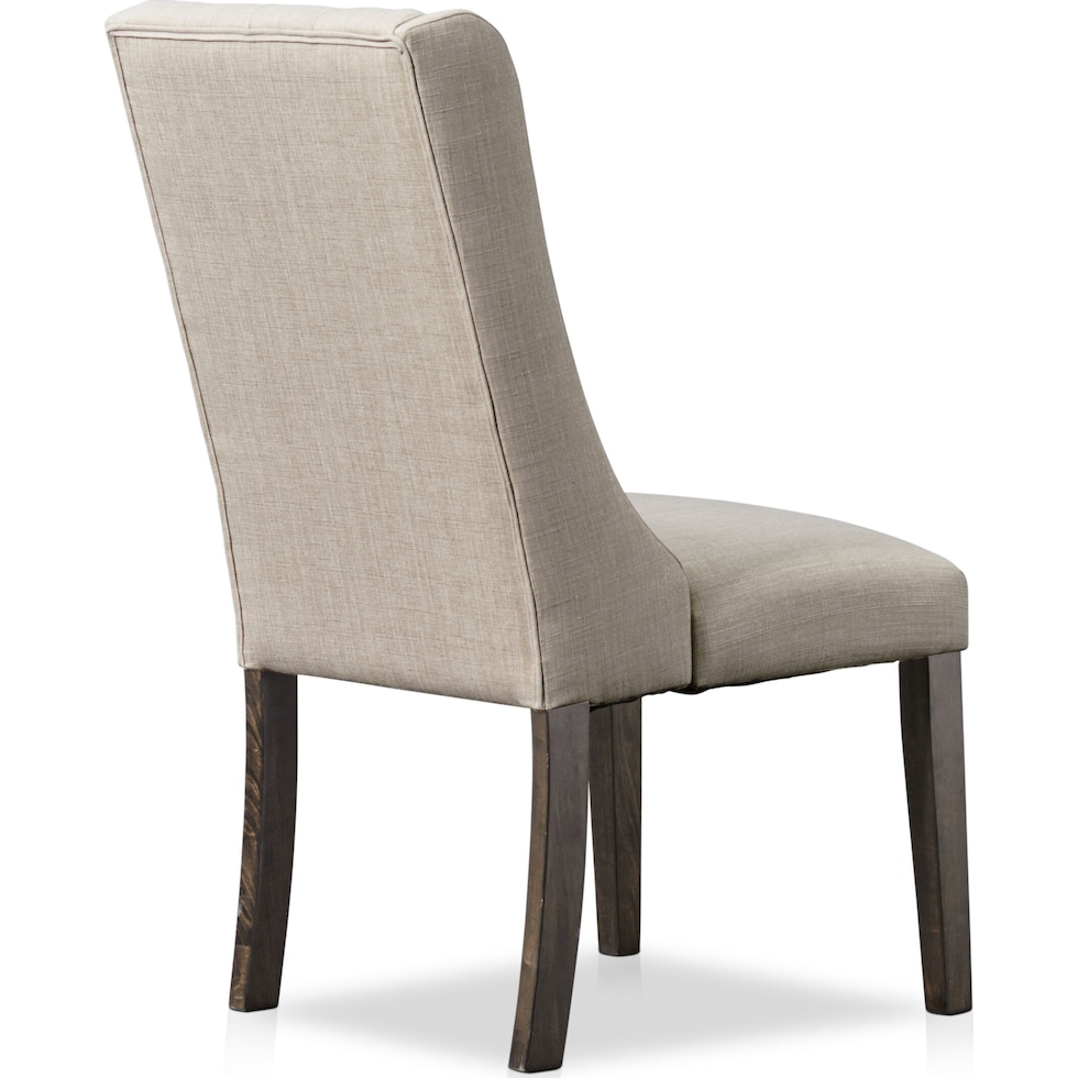 carlisle dark brown dining chair   