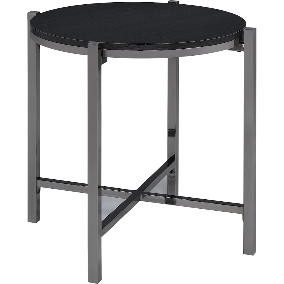 carlo black pc table set   