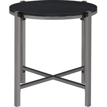 carlo black pc table set   